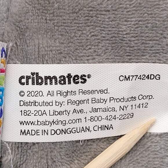 2 Cribmates Baby Teether Plush‎ Elephant Owl Toy Crinkle Dream BIG Who Loves You - Picture 8 of 10